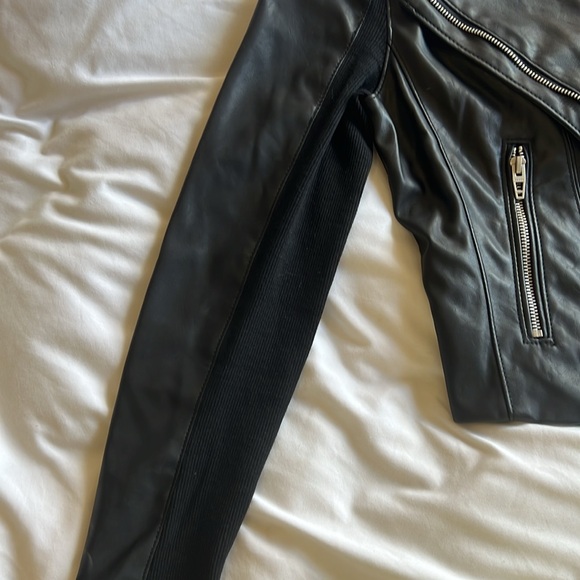 Faux Leather Moto Jacket - Picture 3 of 6